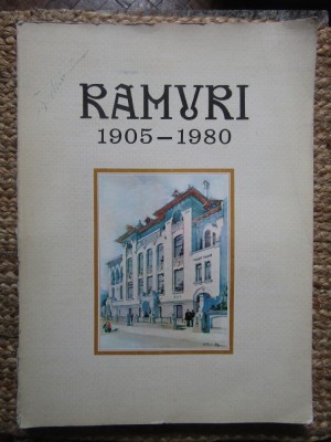 RAMURI 1905 - 1980 , VOLUM JUBILIAR EDITAT CU PRILEJUL IMPLINIRII A 75 DE ANI DE LA APARITIA PRIMULUI NUMAR AL REVISTEI de MARIN SORESCU foto