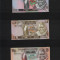 Set Zambia 1(rar)+2+5+10+20+50 kwacha 1980-1988 unc