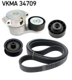 Set curea transmisie cu caneluri Ford Transit, Transit Sasiu, Transit V363, Transit V363 Sasiu Motor 2.2 TDCi, lungime 1640 mm, 36 mm, OE 0039932196