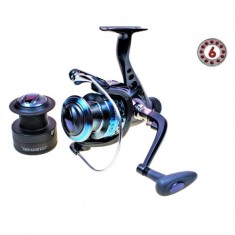 Mulinetă Wind Blade G3, 6 rulmenți, fr&acirc;nă spate, tambur metalic+grafit