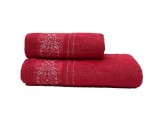 Cumpara ieftin Set 2 Prosoape Mistero Red 50x100 si 70x140 cm (Bumbac 100%)