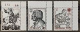 BC727, Uruguay 1978, 3 timbre picturi Durer