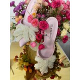 Papuci cu Toc Sabrina Pink