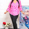 Compleu Elegant Helen Fucsia - 46Marimea