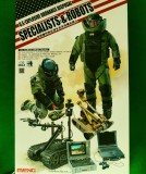 Kit U.S. EXPLOSIVE ORDNANCE DISPOSAL SPECIALISTS &amp; ROBOTS &ndash; INCOMPLET MENG Cod HS-003 1/35 DIORAMA MACHETA FIGURINE ASAMBLARE HOBBY AMERICANI, 1:32