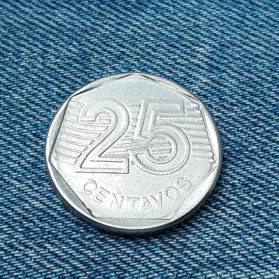 1b - 25 Centavos 1995 Brazilia foto