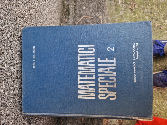 Matematici speciale 2 vintage