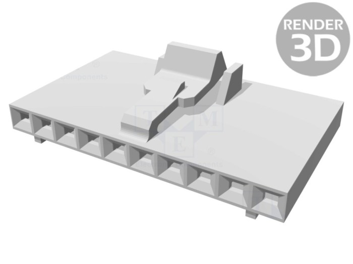 Conector mamă 10 pini 2,54mm