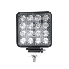 Proiector LED Auto Offroad, 48W, 12V-24V, 1800 Lumeni, Patrat, Spot Beam 30