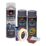 Kit complet reparatie si vopsire jante culoare gri inchis, v2, AVEX