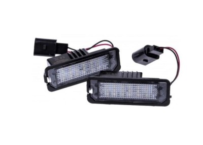 Set lampa numar VOLKSWAGEN PASSAT (B6 (3C)), 01.2005-07.2010 model SEDAN, Stanga=Dreapta, LED; tuning; foto