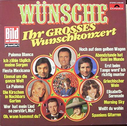 Disc de Vinil -Various &ndash; W&uuml;nsche - Ihr Grosses Wunschkonzert Vinyl