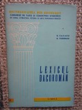 LEXICUL DACOROMAN de B . CAZACU si R . TODORAN