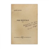 Lucian Blaga, Pașii profetului, 1921, cu dedicație olografă