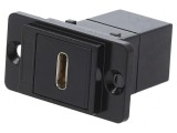Adaptor USB-C DualSlim Față-Spate