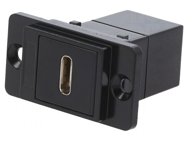 Adaptor USB-C DualSlim Față-Spate