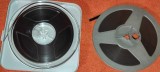 - 2 role bobine pelicula 8 mm diametrul 18 cm - pt. aparat de proiectie -