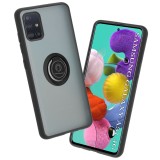 Husa Samsung Galaxy A51 4G Asteroid GSM Glinth cu inel suport stand magnetic, negru