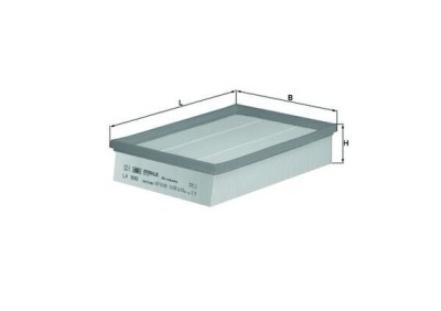 MAHLE LX 935 Filtru aer foto