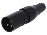 Mufă XLR 3-Pin Tată pentru Cablu, DELTRON