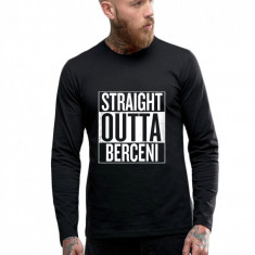 Bluza barbati neagra - Straight Outta Berceni - L