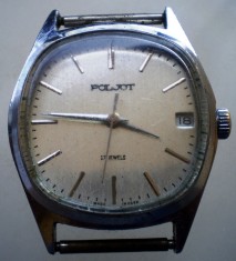 K.031 CEAS MECANIC BARBATESC POLJOT 17 JEWELS MADE IN USSR