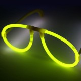 Ochelari luminescenti forma aviator - Albastru