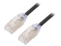 Patch cord PANDUIT F/UTP TX6A-28&trade; 6a 3m 28AWG LSZH negru