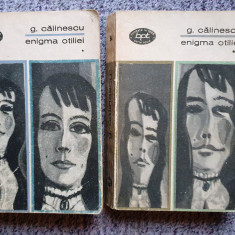 Enigma Otiliei, George Calinescu, Vol I si II, BPT 1969