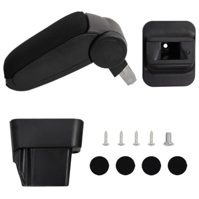 Cotiera auto, negru, 13x34x(33-46) cm ABS foto