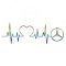 Sticker Mercedes Pulse Heart , Design Emotionant pentru Fanii Mercedes