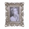 Rama foto argintie cu arabescuri NF-8