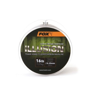 Fir Flurocarbon Fox Illusion Trans Khaki 200m 0.35mm 7.27kg foto