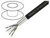 Cablu Ethernet F/UTP Cat5e 100m Negru