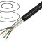 Cablu Ethernet F/UTP Cat5e 100m Negru