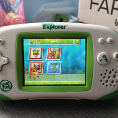 CONSOLA JOCURI LEAPSTER EXPLORER IN FRANCEZA+TOY STORY 3.CITITI DESCRIEREA .