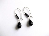 cercei cristale negre 32692