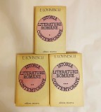 Istoria literaturii romane contemporane - 3 vol., E. Lovinescu, 1981