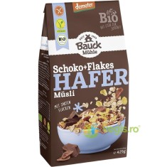 Musli cu Fulgi si Picaturi de Ciocolata fara Gluten Demeter Ecologic/Bio 425g