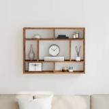 VidaXL Raft de perete, lemn vechi, 75x16x55 cm, lemn prelucrat
