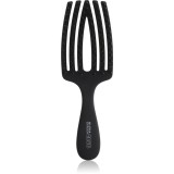 Olivia Garden Club The Nomad Detangling&amp;Shine Fingerbrush​ perie de tip paletă pentru păr Black 1 buc