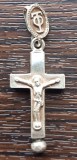 (97) PANDATIV DIN ARGINT - CRUCIULITA - JERUSALEM, MARCAJ ARGINT 925, VINTAGE, TEMATICA RELIGIOASA
