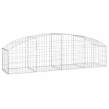 Cumpara ieftin Cos gabion arcuit, 200x50x40/60 cm, fier galvanizat