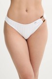 Pepe Jeans chiloti de baie TEXTURED ASY BIKINI culoarea alb, PLB10531