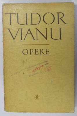 OPERE , VOL. III SCRIITORI ROMANI , PARTEA a II a SINTEZE de TUDOR VIANU , Bucuresti 1973 foto