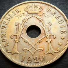Moneda istorica 25 CENTIMES - BELGIA, anul 1929 * cod 3230 = BELGIE