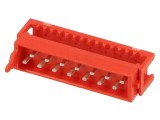 Mufă Micro-MaTch 14-PIN IDC pentru cablu-bandă 1.27mm, TE Connectivity