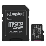 Card memorie Kingston Canvas Select Plus microSDXC, 128GB, Class 10, UHS-I U1, V10, A1, citire 150MB s, adaptor SD