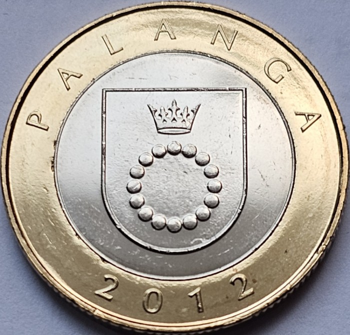2 Litai 2012 Lituania, Palanga, km#186.1, unc-Aunc