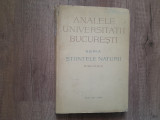 ANALELE UNIVERSITATII BUCURESTI - Biologie anul XVI - 1967